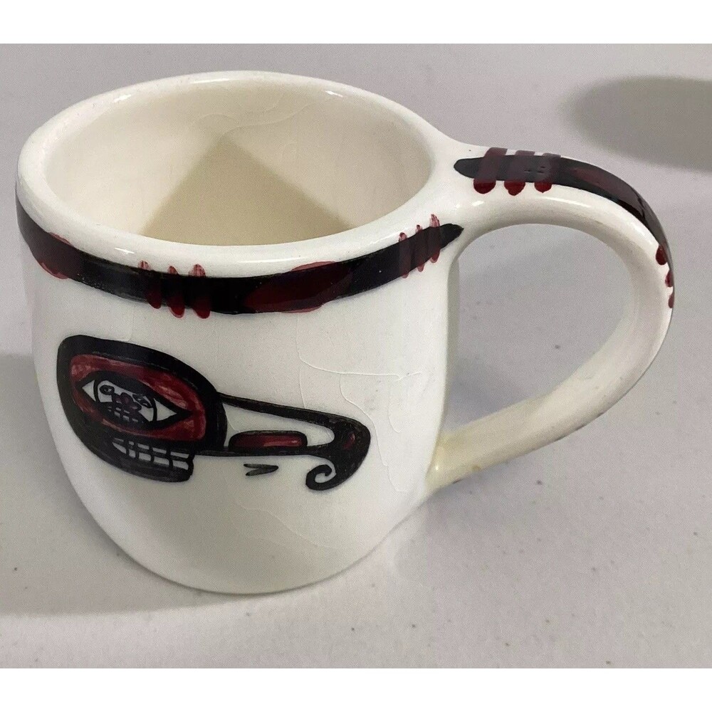 Rare Vintage David Lambert Potteries Vancouver BC #10 Mosquito Ceramic Mug 1960s